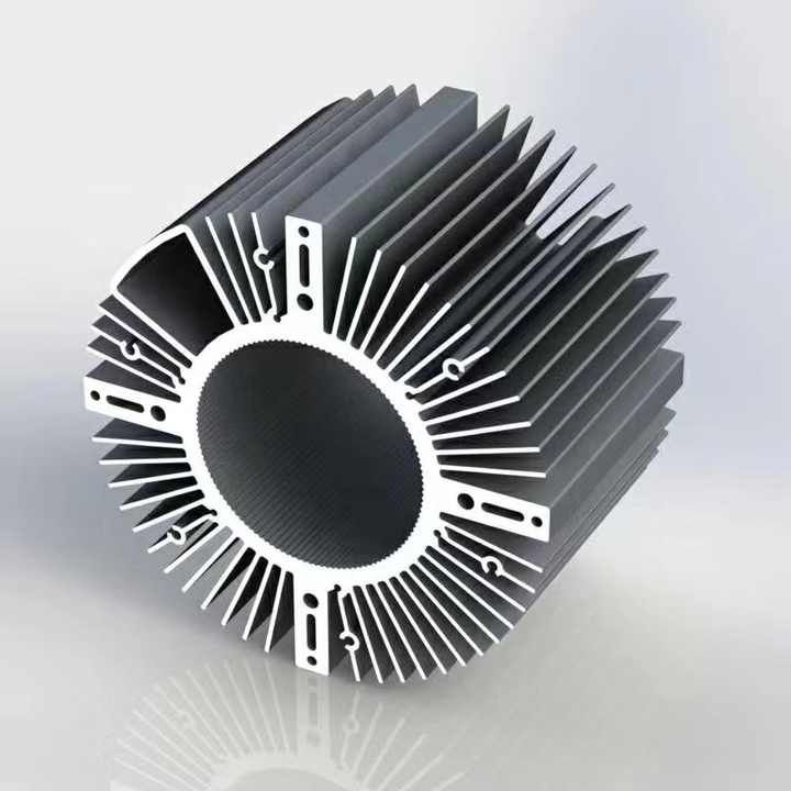 Customized Anodized Deep Processing Aluminium Extrusions Profile