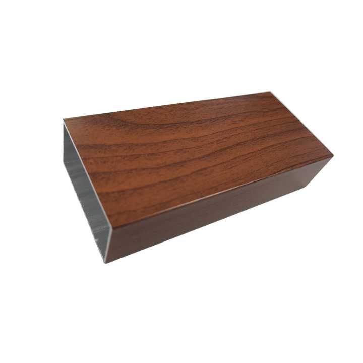 Shengxin customized Wood grain finish aluminum extrusion profile