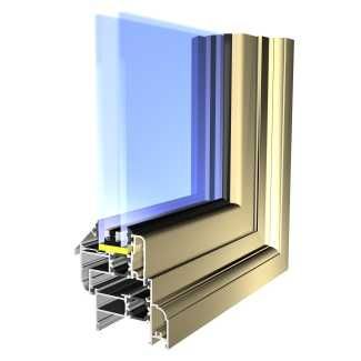 Thermal-break  aluminium profiles of windows and doors