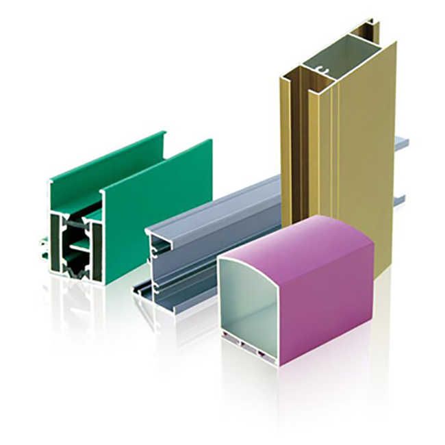 aluminium window and door profile powder coating  square tube thermal break aluminum profiles