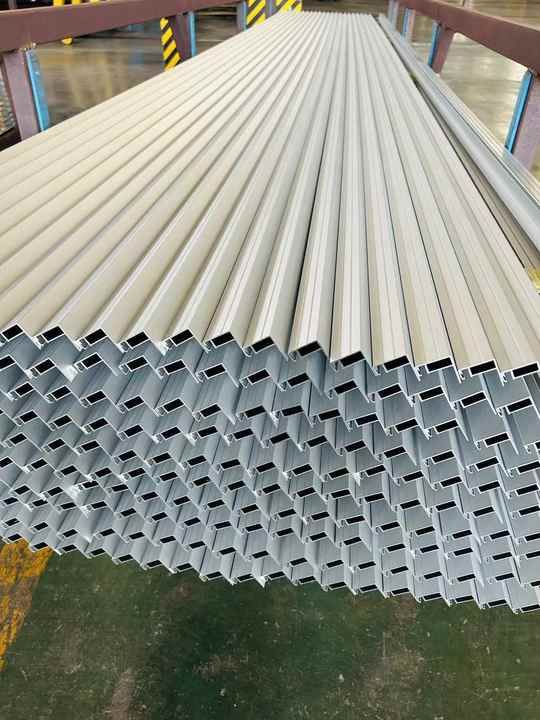 aluminium profile aluminum solor frame profiles silver anodized sand sands blasting