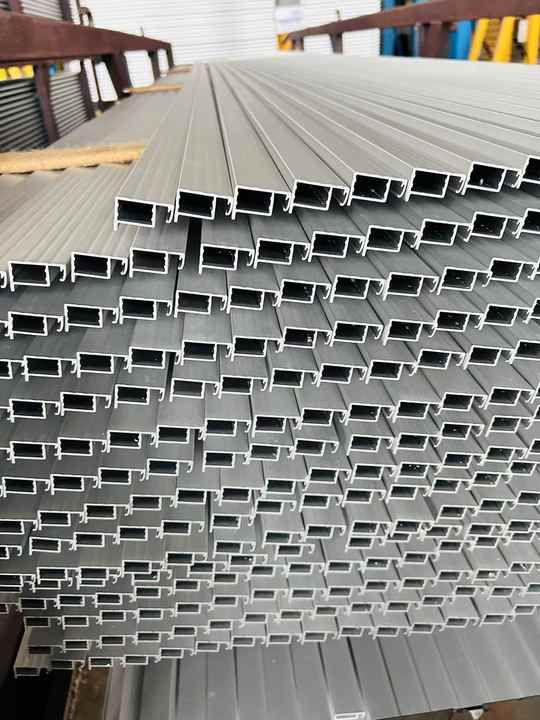 aluminium profile aluminum solor frame profiles silver anodized sand sands blasting