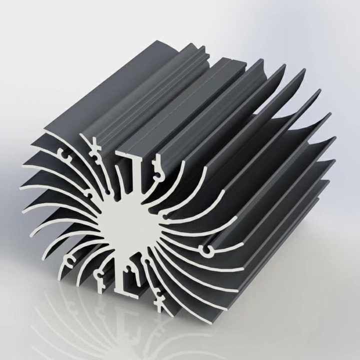 Aluminium heatsink profile industry profiles aluminum heatsink