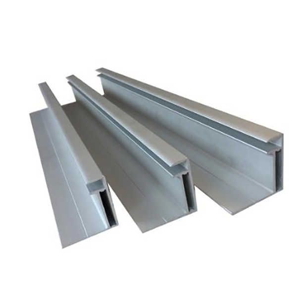 aluminium profile aluminum solor frame profiles silver anodized matt sand sands blasting