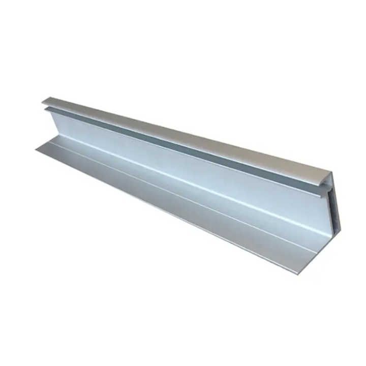 aluminium profile aluminum solor frame profiles silver anodized matt sand sands blasting