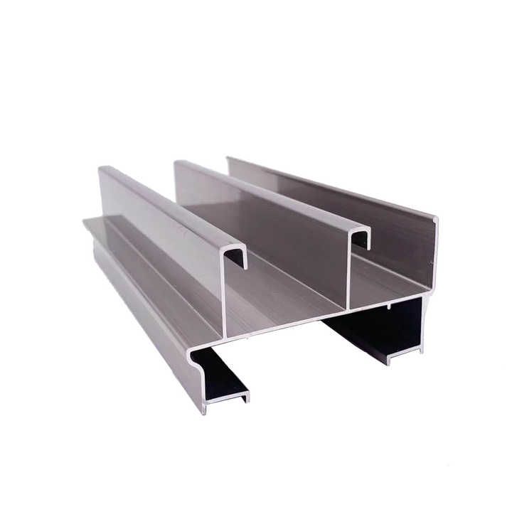 aluminium window and door profiles silver anodized mat sand blasting aluminum profile white powder coating