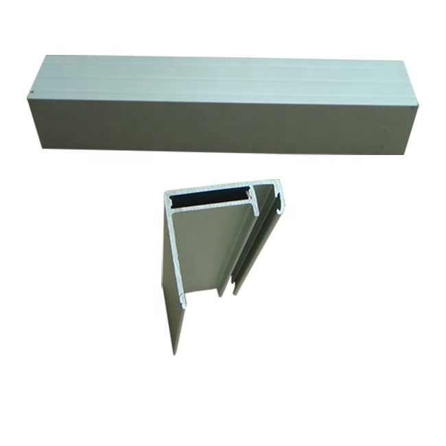 aluminium profile aluminum solor frame profiles  section silver anodized matt sand sands blasting