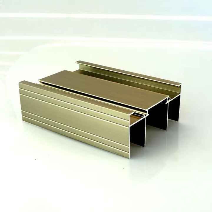 Shengxin electrophoretic champagne colored extruded aluminum profiles