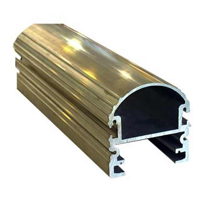 Shengxin electrophoretic champagne colored extruded aluminum profiles