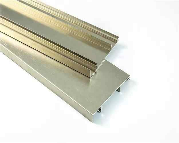 Shengxin electrophoretic champagne colored extruded aluminum profiles