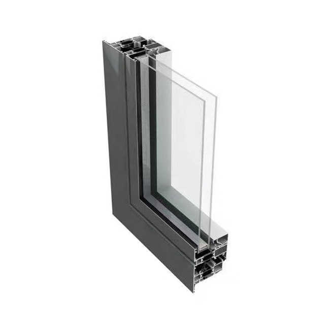 aluminium window profile aluminium section powder coating silver anodized