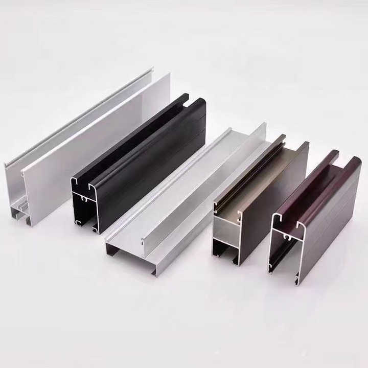 aluminium window profile aluminium frame powder coating silver anodized