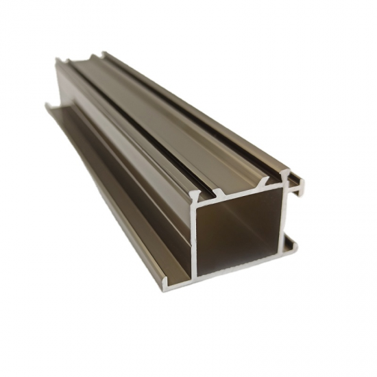 High quality 6063 aluminum champagne anodized extrusion profile