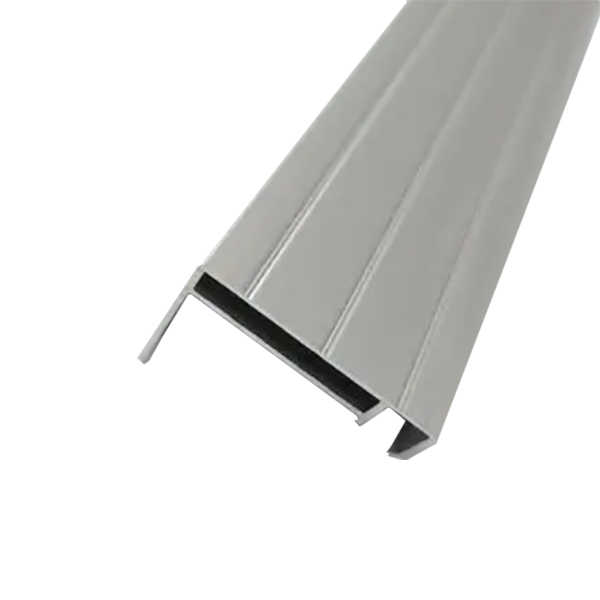 aluminium profile aluminum solor frame profiles  section silver anodized matt sand sands blasting